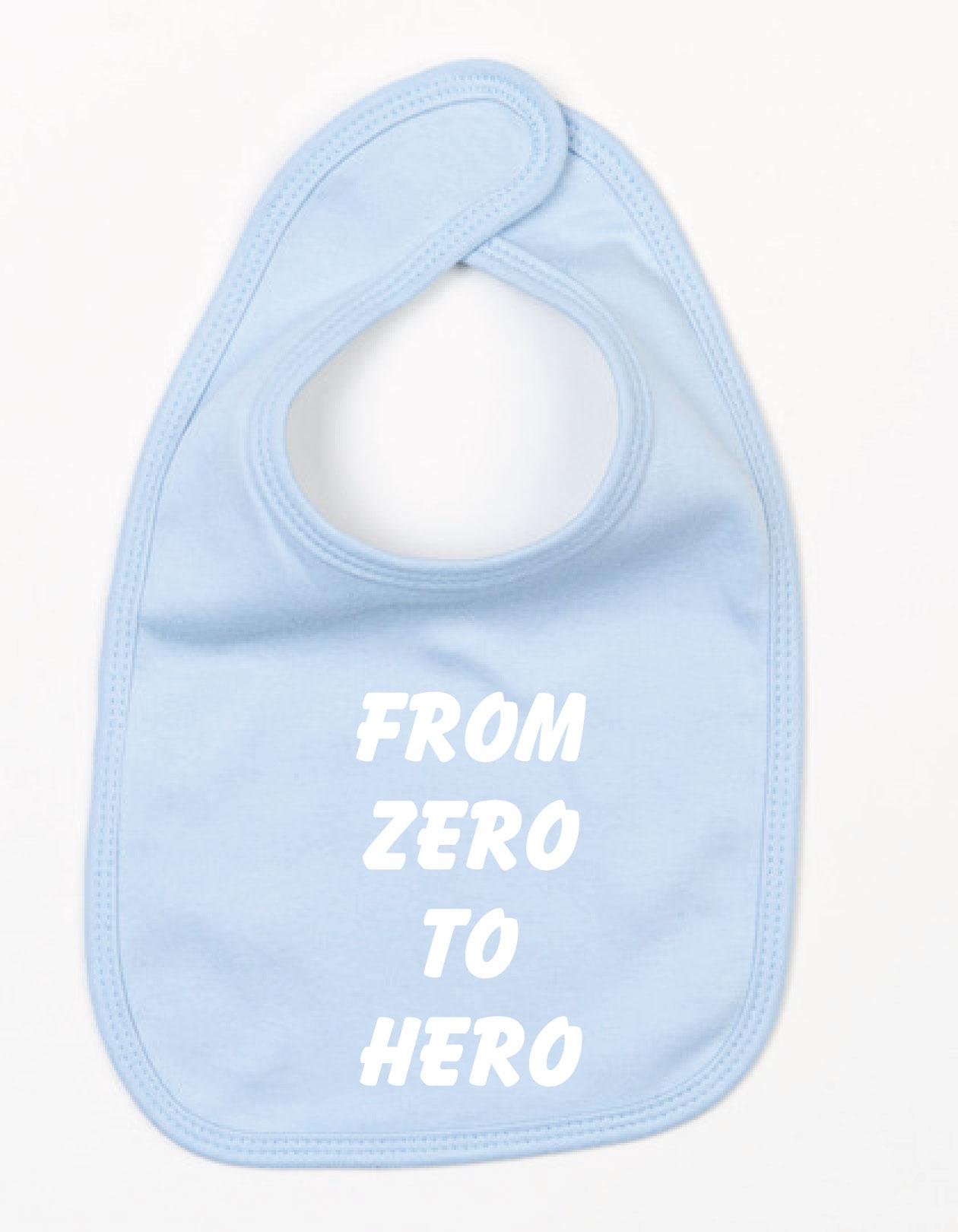 Slabbetje From Zero To Hero Licht Blauw