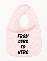 Slabbetje From Zero To Hero Licht Roze