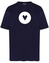 T-Shirt Heart Blauw