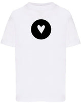 T-Shirt Heart Wit