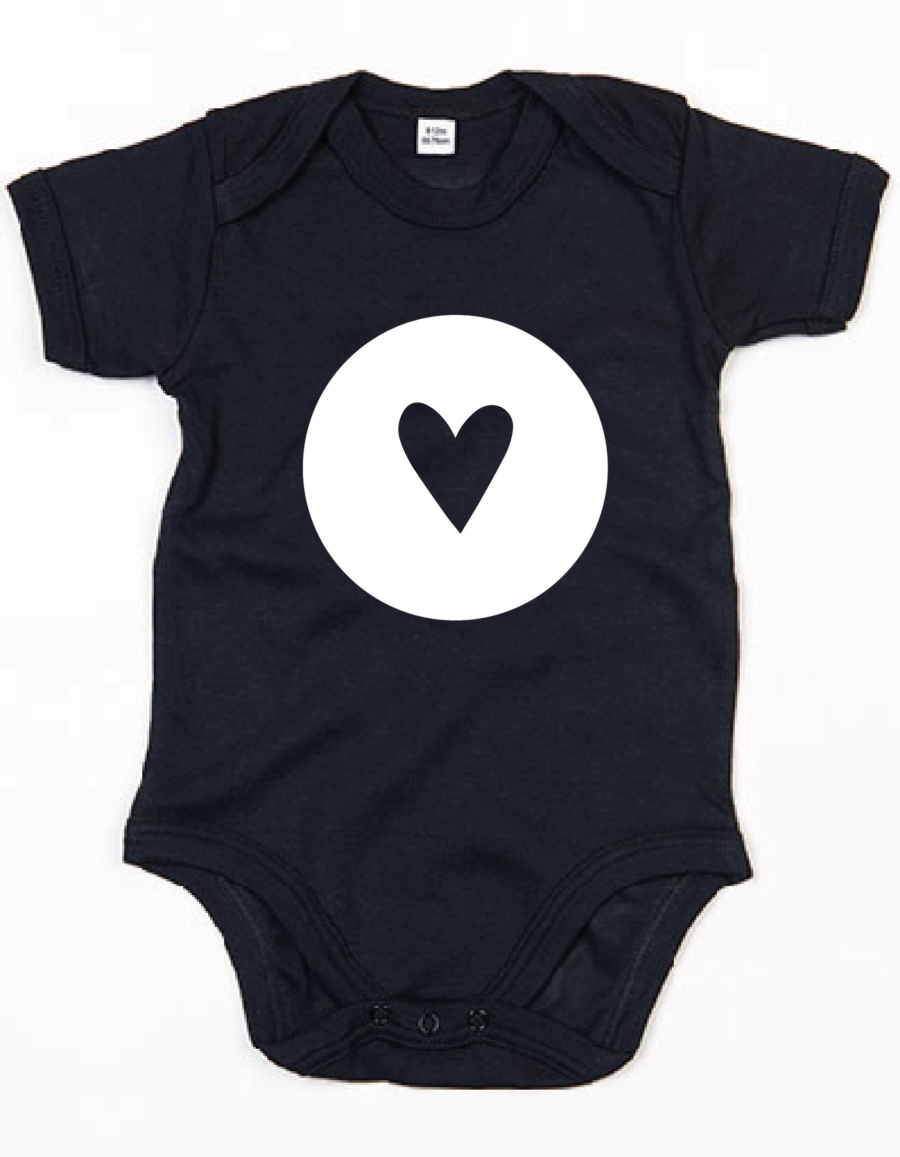 Rompertje Heart 1 Zwart