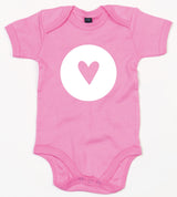 Rompertje Heart 1 Bubble Gum Pink