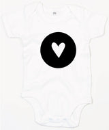 Rompertje Heart 1 Wit