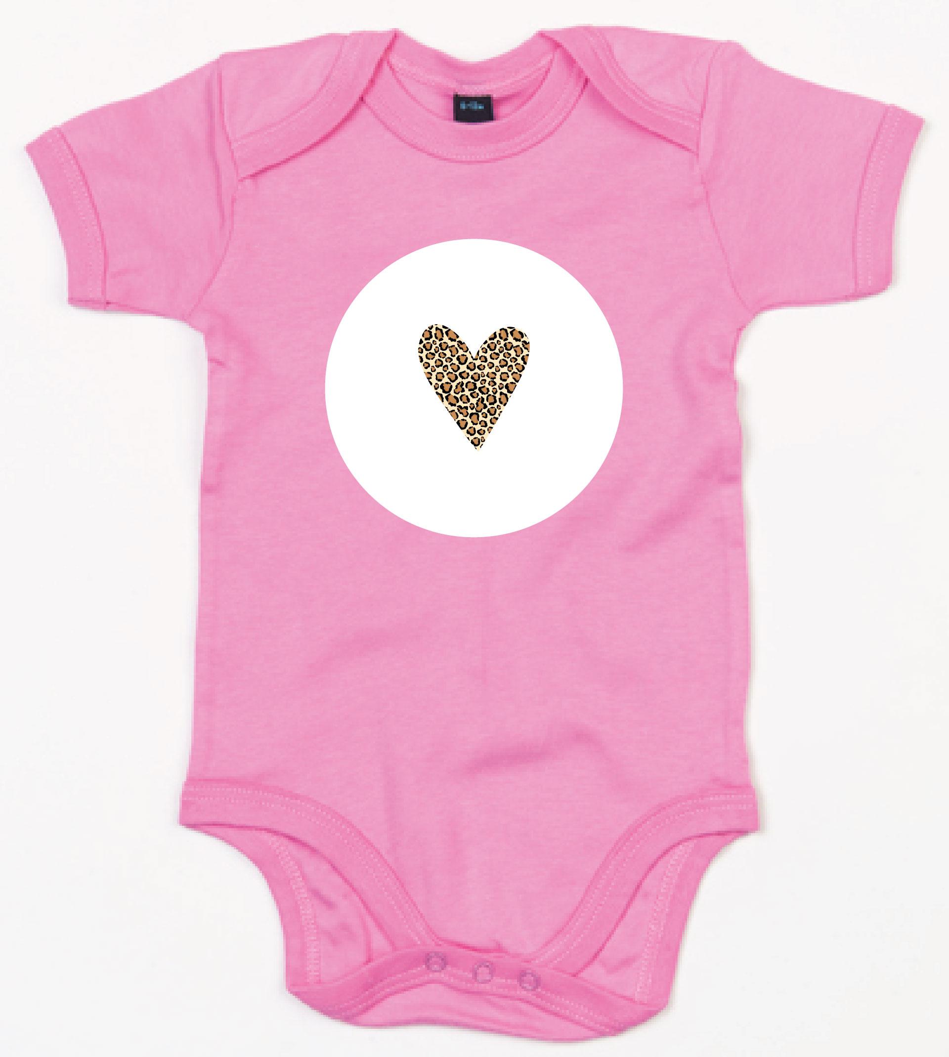 Rompertje Heart 2 Bubble Gum Pink