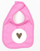 Slabbetje Heart 2 Donker Roze