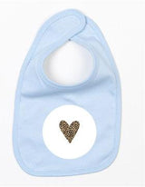 Slabbetje Heart 2 Licht Blauw