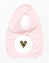 Slabbetje Heart 2 Licht Roze