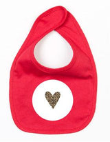 Slabbetje Heart 2 Rood