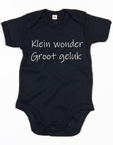 Rompertje Klein Wonder Groot Geluk Zwart