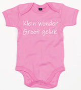 Rompertje Klein Wonder Groot Geluk Bubble Gum Pink