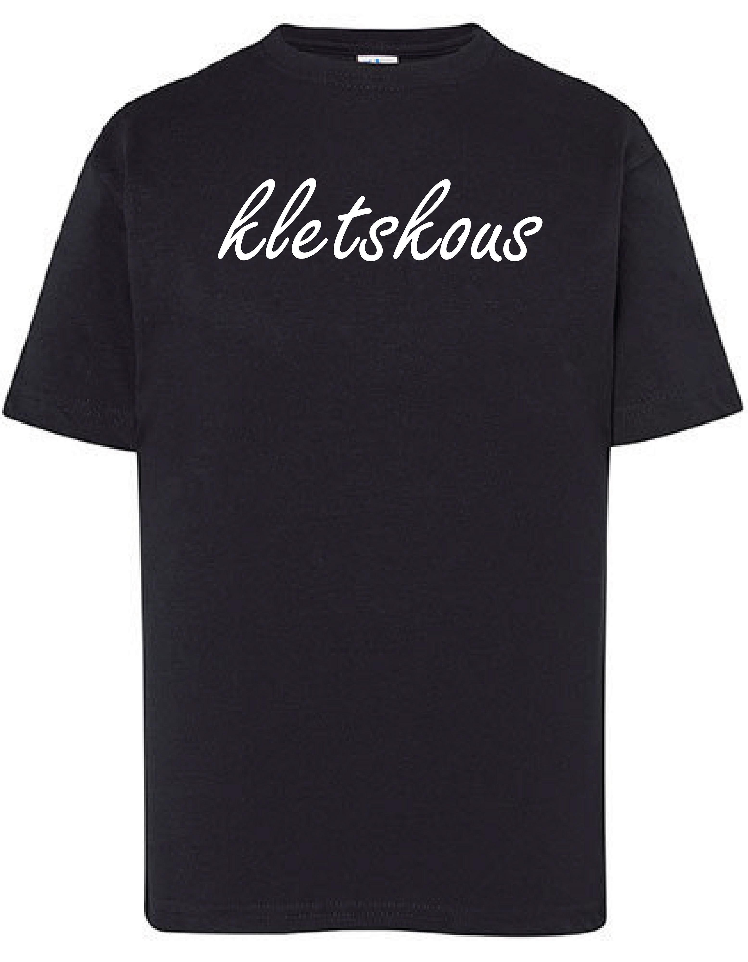 T-Shirt Kletskous Zwart