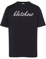 T-Shirt Kletskous Zwart