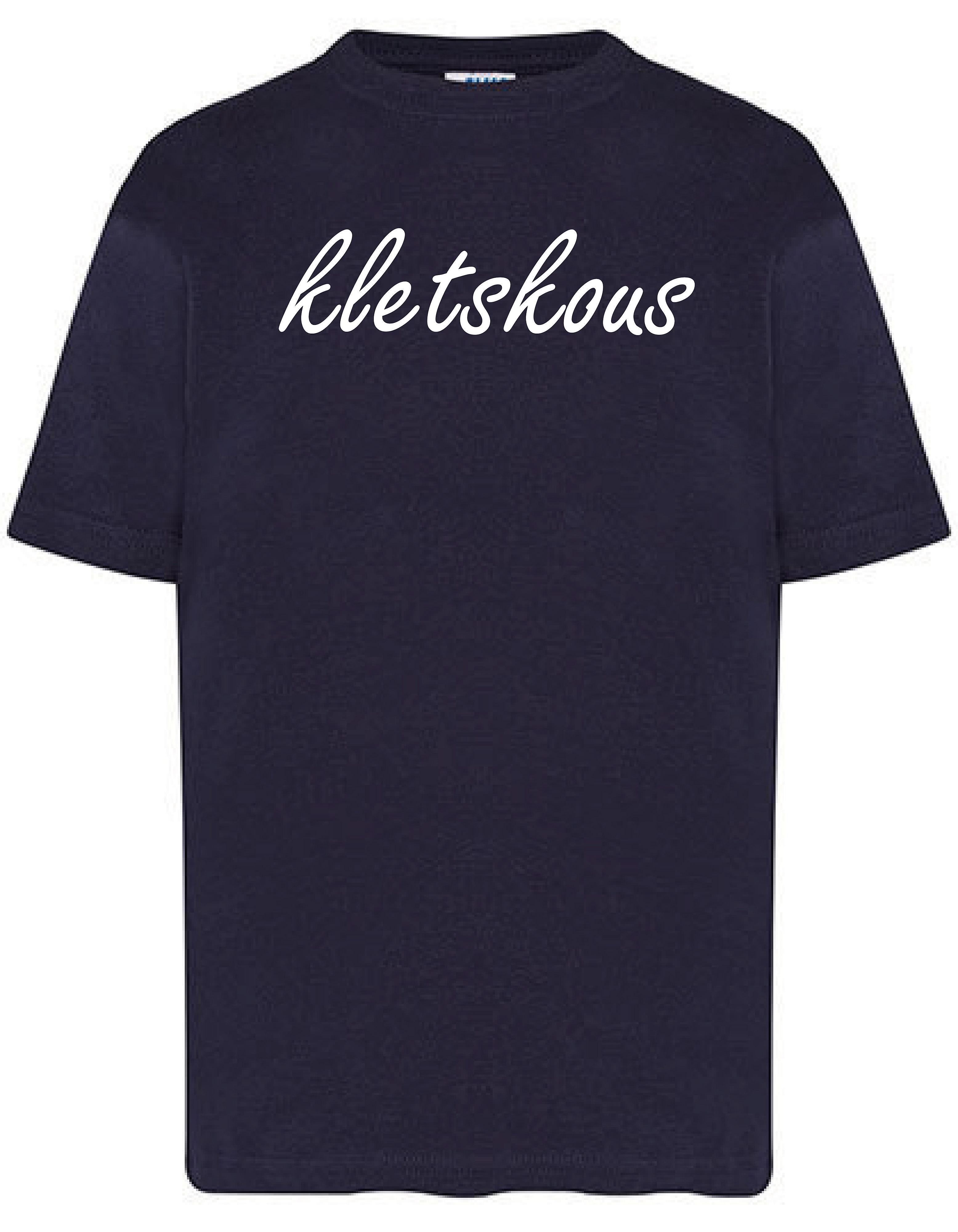 T-Shirt Kletskous Blauw