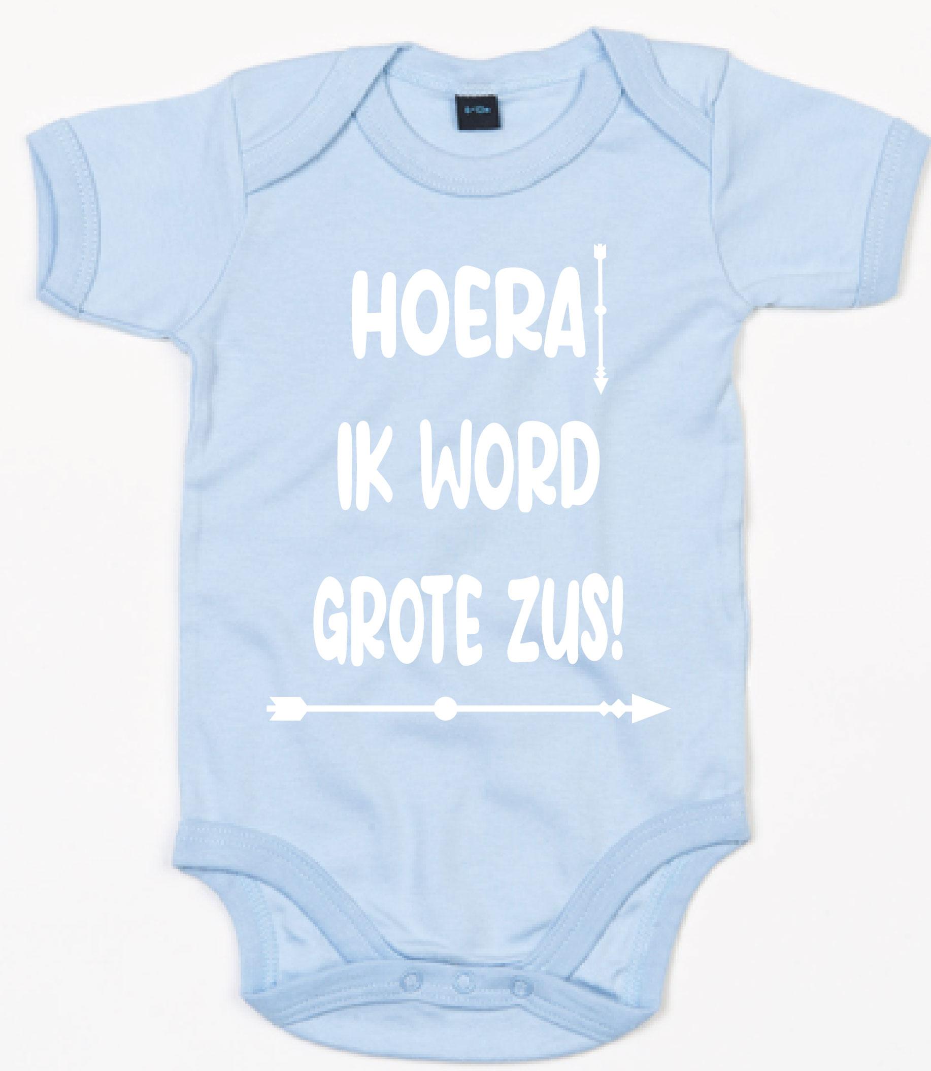 Rompertje Hoera Grote Zus Dusty Blue