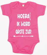Rompertje Hoera Grote Zus Fuchsia