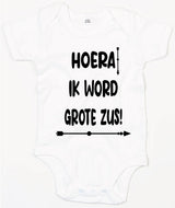 Rompertje Hoera Grote Zus Wit