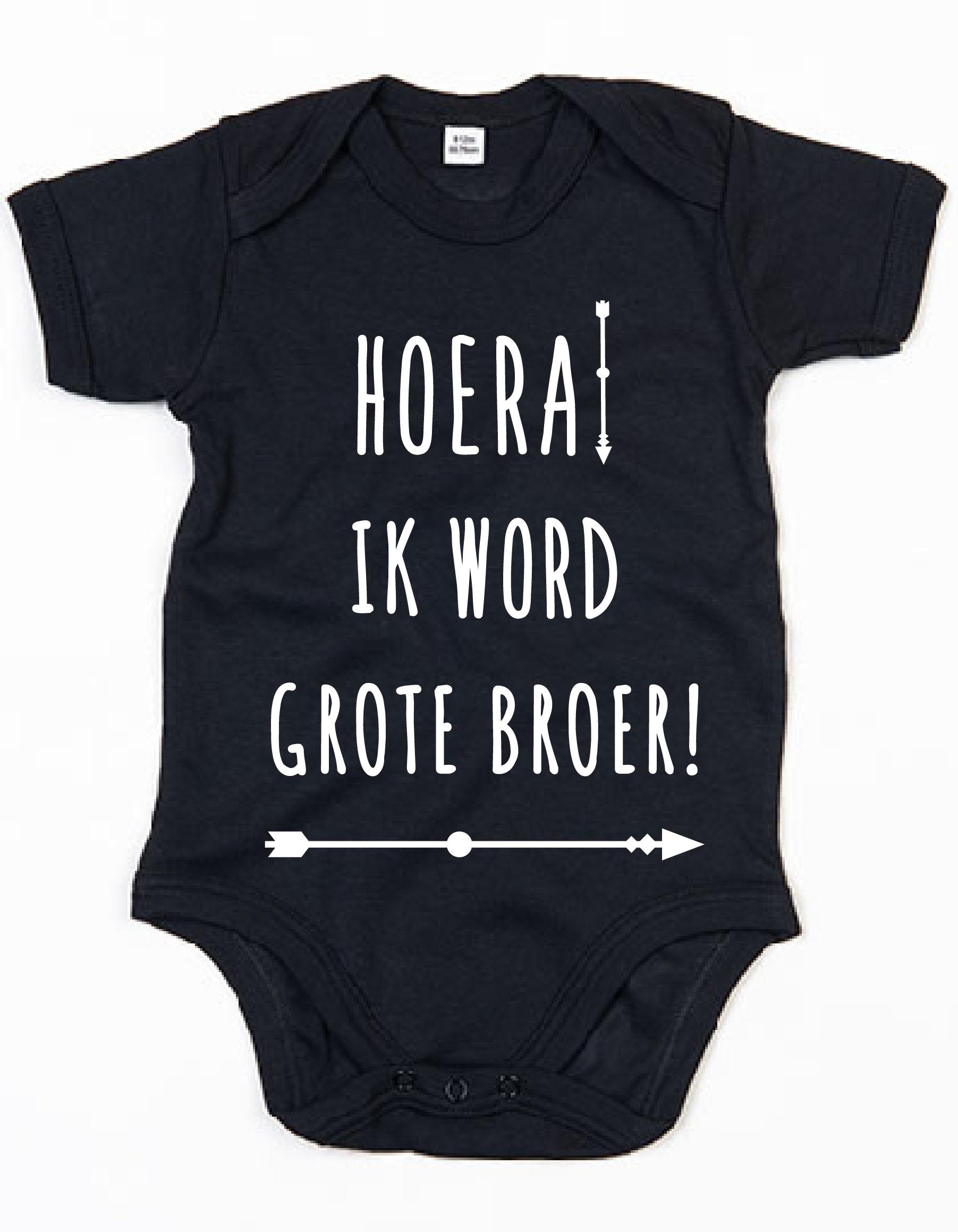 Rompertje Hoera Grote Broer Zwart
