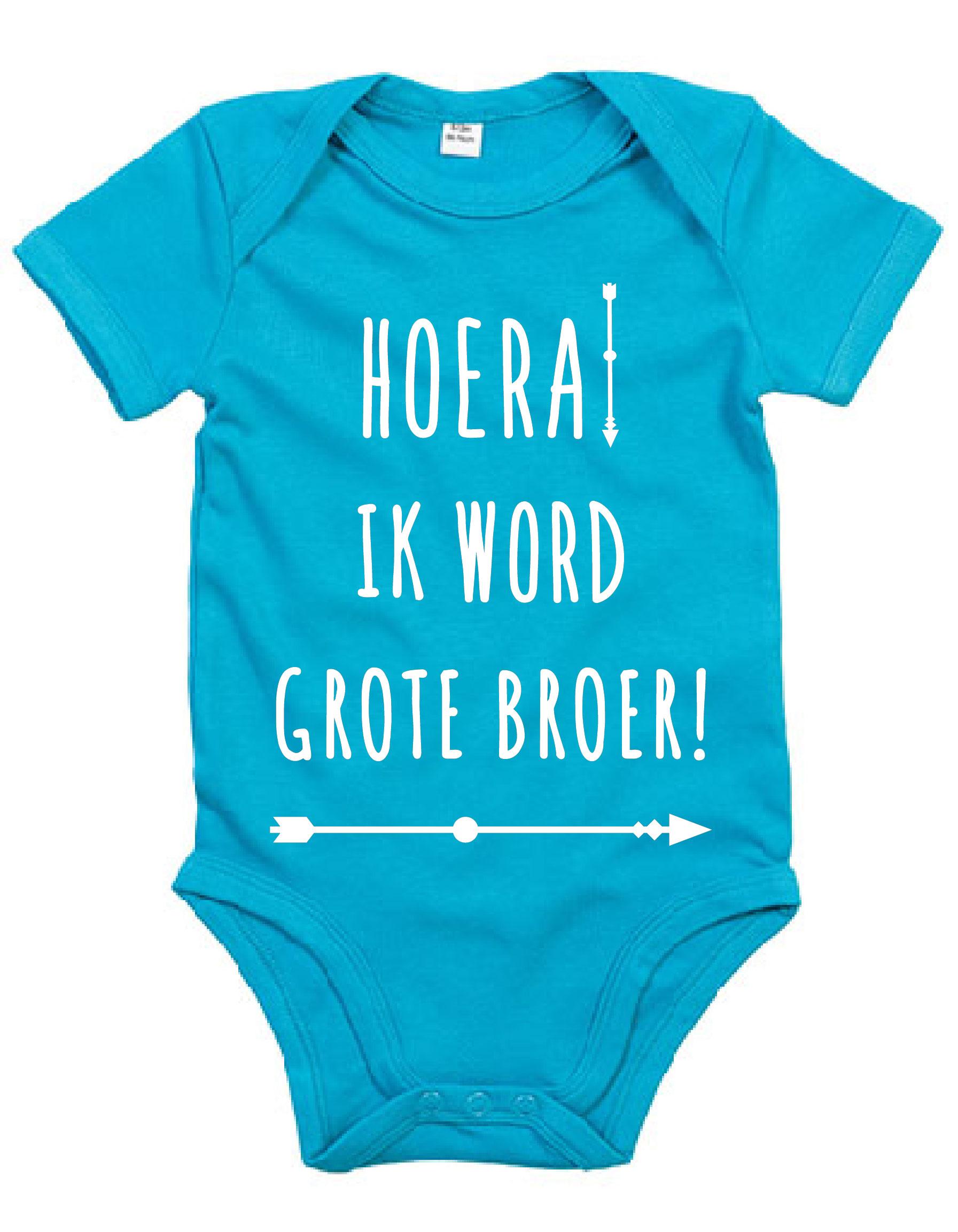 Rompertje Hoera Grote Broer Surf Blue