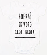 Rompertje Hoera Grote Broer Wit