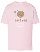 T-Shirts Moon Roze