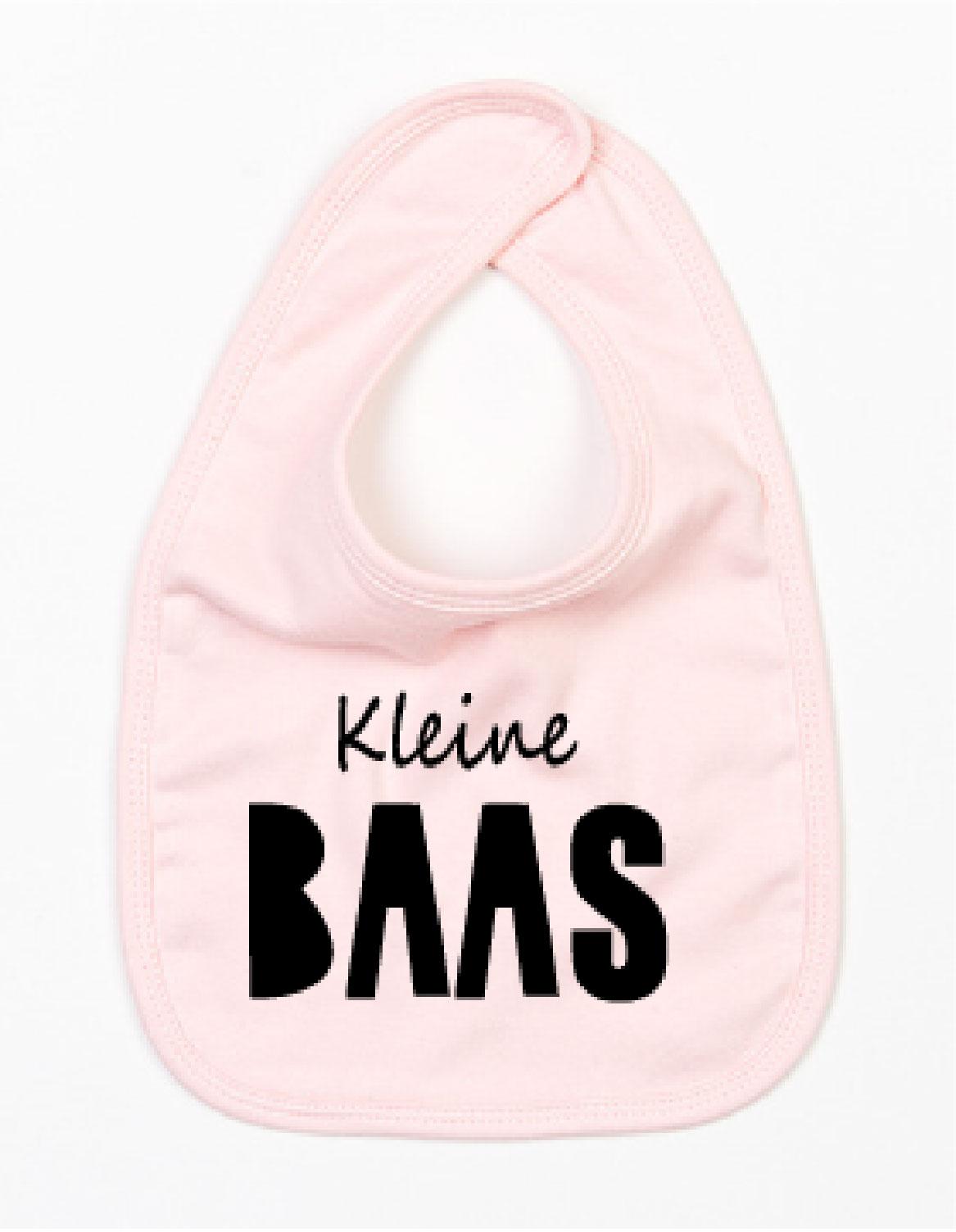 Slabbetje Kleine Baas Licht Roze