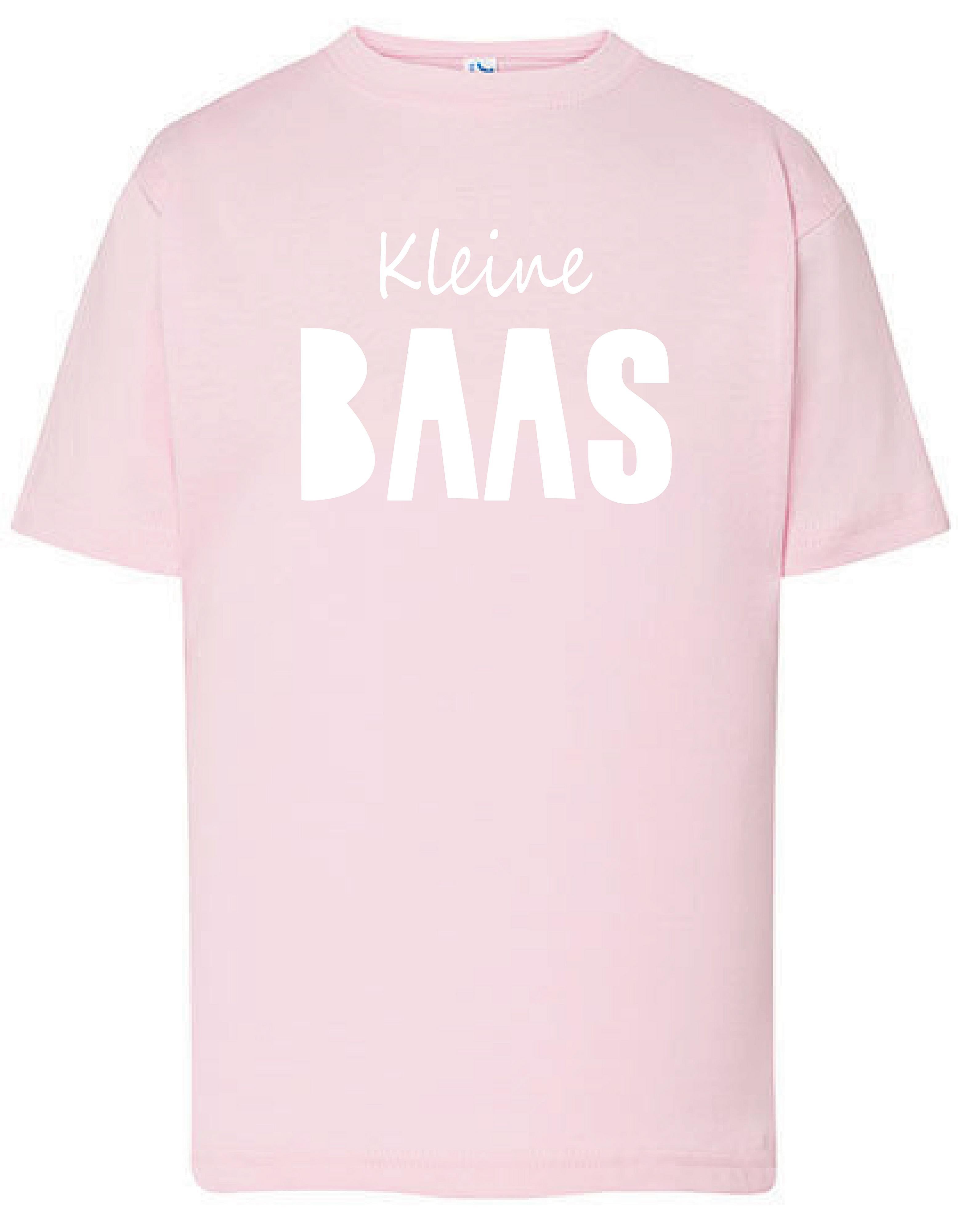 T-Shirts Kleine Baas Roze