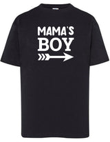 T-Shirts Mama's Boy Zwart