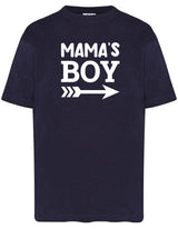 T-Shirts Mama's Boy Blauw