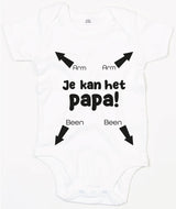 Rompertje Papa Je Kan Het Wit