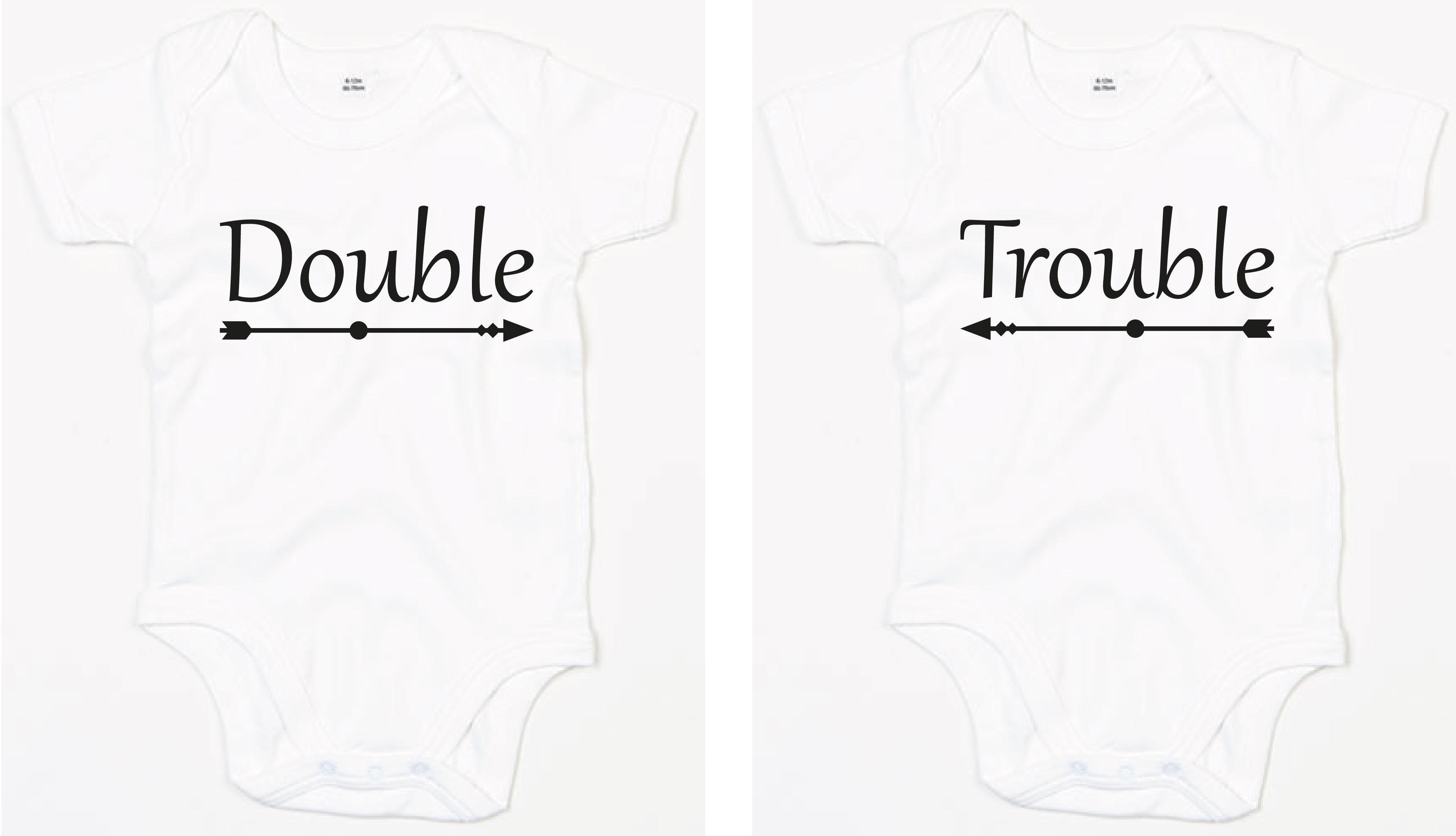 Rompertje Double Trouble Wit