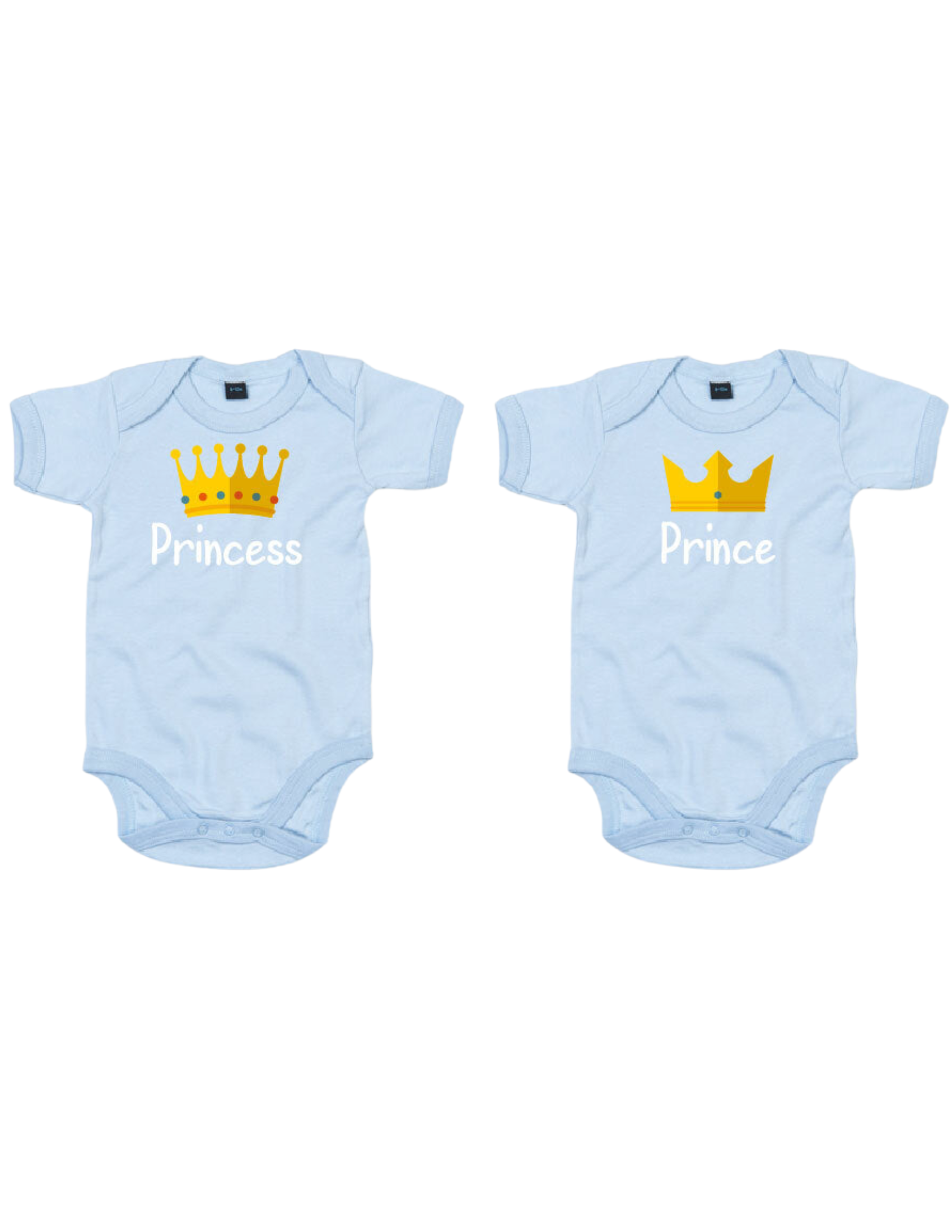 Rompertjes - Prince & Princess Dusty Blue