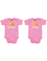 Rompertjes - Prince & Princess Bubble Gum Pink