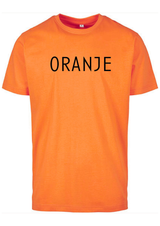 T-Shirts Heren Oranje Oranje - Zwart