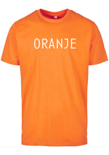 T-Shirts Heren Oranje Oranje - Wit