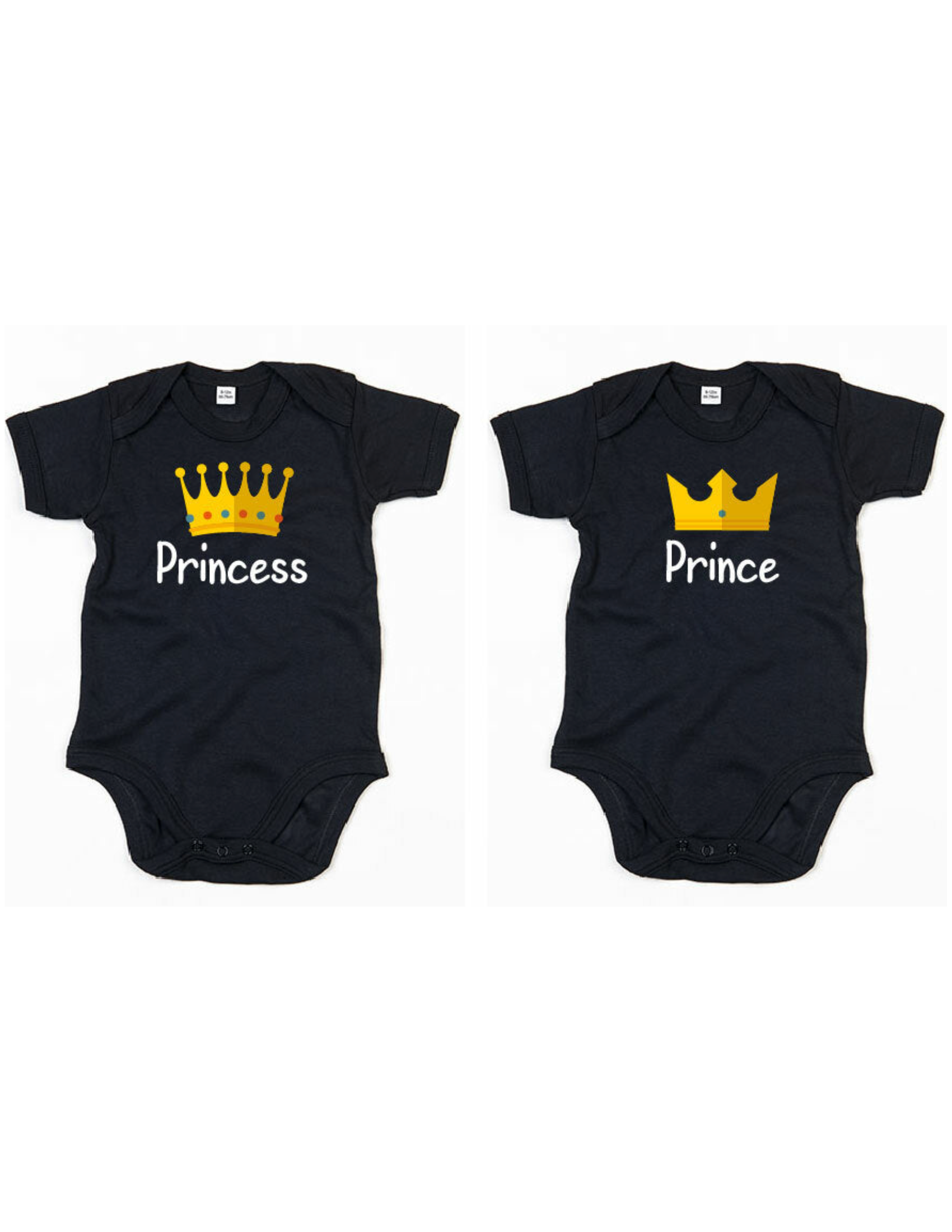 Rompertjes - Prince & Princess Zwart
