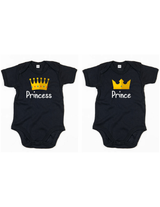 Rompertjes - Prince & Princess Zwart