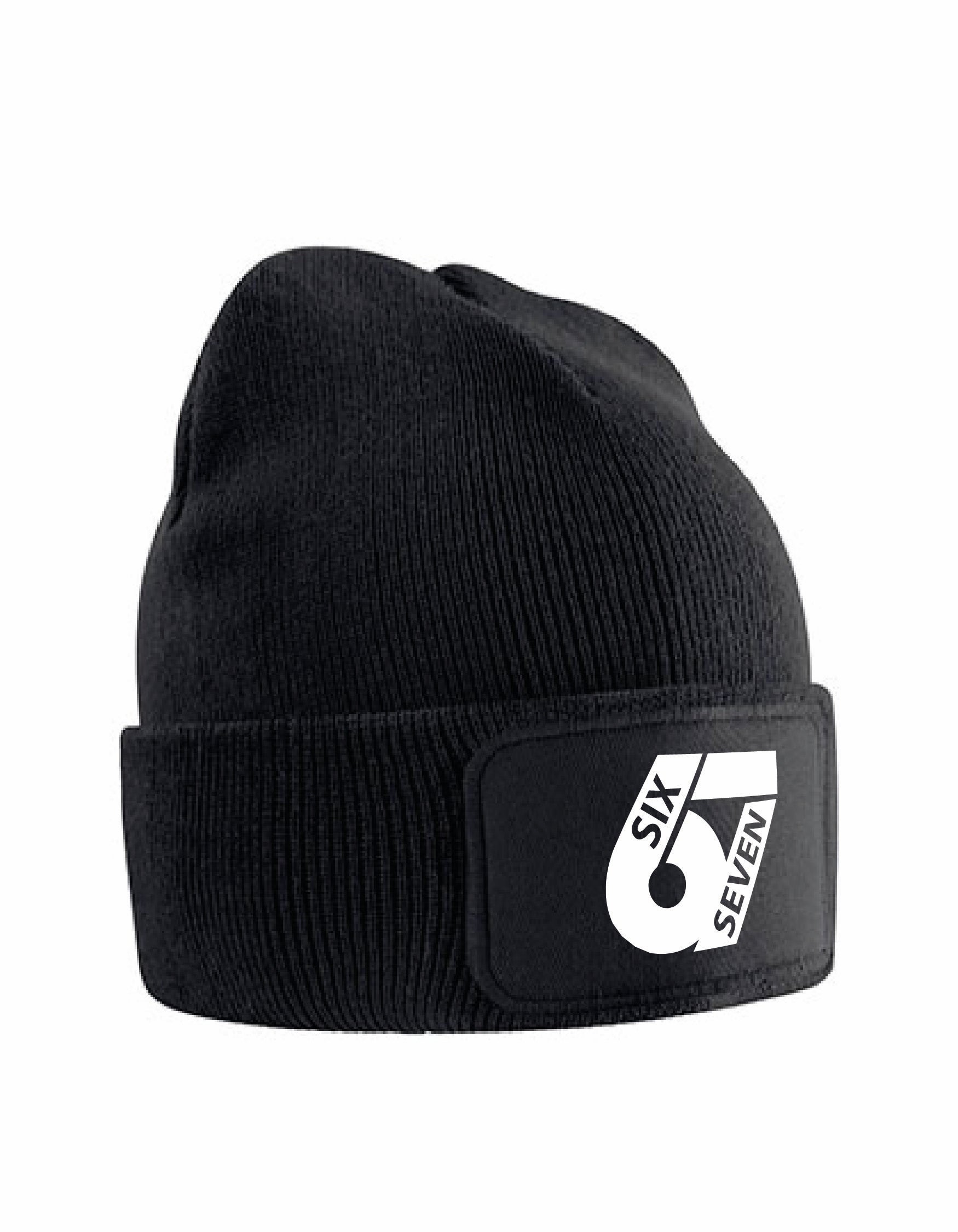 Kids Beanie - Six Seven Black
