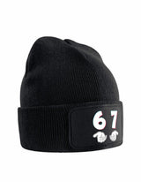 Kids Beanie - Six Seven Hands Black