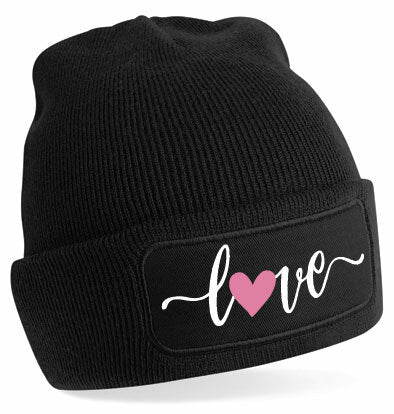 Beanie - Love 2 Black