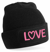Beanie - Love Black
