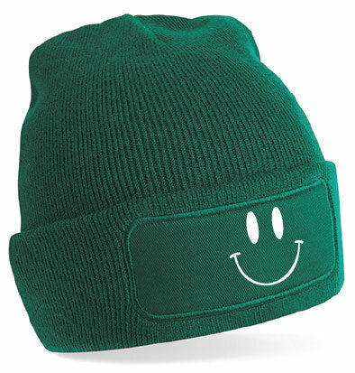 Beanie - Smiley Green