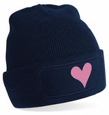 Beanie - Hartje Navy