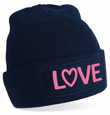 Beanie - Love Navy