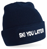 Beanie - Ski you later Navy