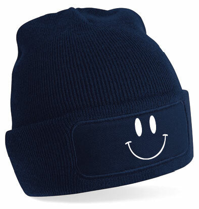 Beanie - Smiley Navy