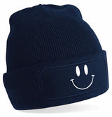 Beanie - Smiley Navy
