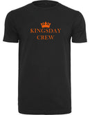 T-Shirts Heren Crew Zwart - Oranje