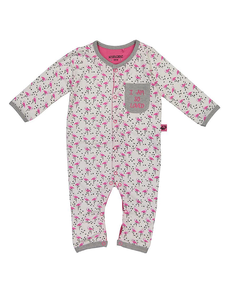 5-delige Baby Giftset - Thema: Flamingo