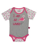 5-delige Baby Giftset - Thema: Flamingo