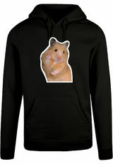 Hoodie - Hamster Peace Black